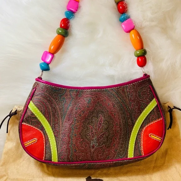 ETRO Bag beautiful multicolored stones. 🔶🔺🔷🟧🔴 - Picture 4 of 13